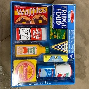 Wooden fridge food Melissa and Doug